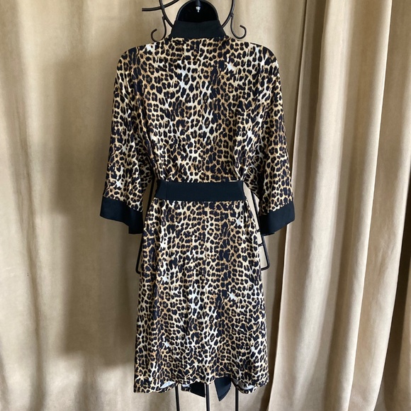 City Chic Leopard Print Robe, Size 16 (S) - Picture 6 of 11